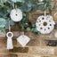 Macramé kit - Christmas Snowflake Decorations