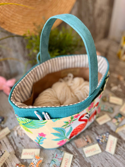 Knitting and Crochet Organizer Project Bag, Paradise Caddy