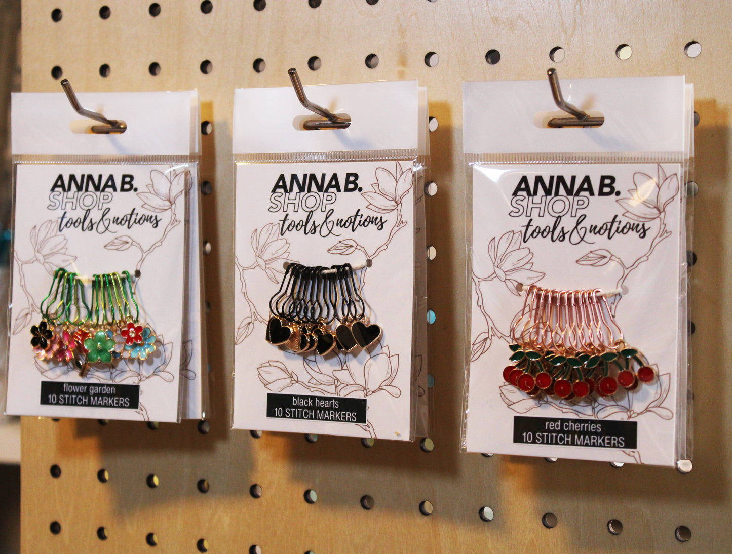 Flower Garden Stitch Marker Set