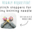 Pink Paisley Hexagon Stitch Stoppers (SMALL)