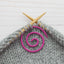 Pink Spiral Cable Needle | Knitting Notions