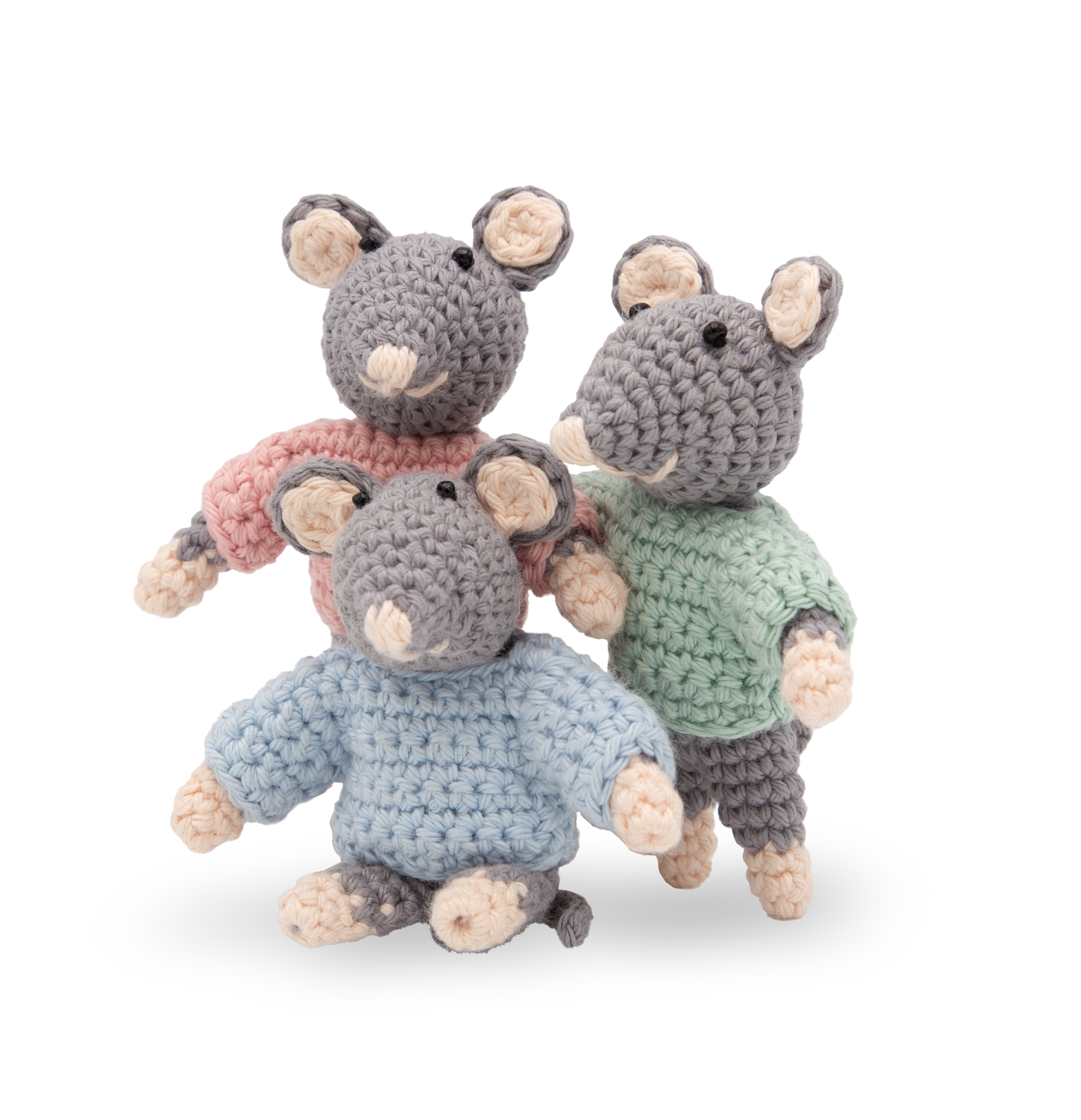 The Triplet Mice Crochet Kit 🐭