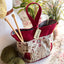 Premium Knitting and Crochet Organizer and Project Bag- Exclusive Design for Needle Art Projects, Tools, and Yarn, Harvest Tall Caddy