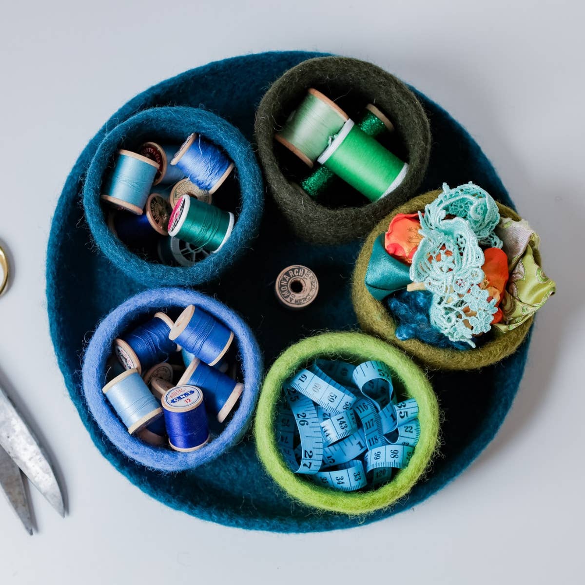 Felt Tidy Pod ♡ Felt Organizer Tray