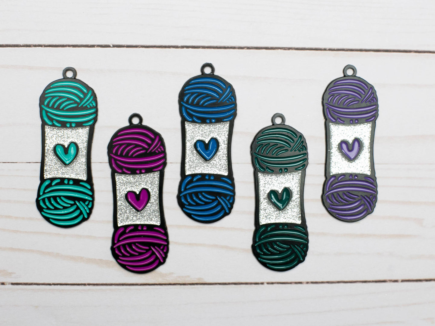 Purple Yarn Skein Ornament