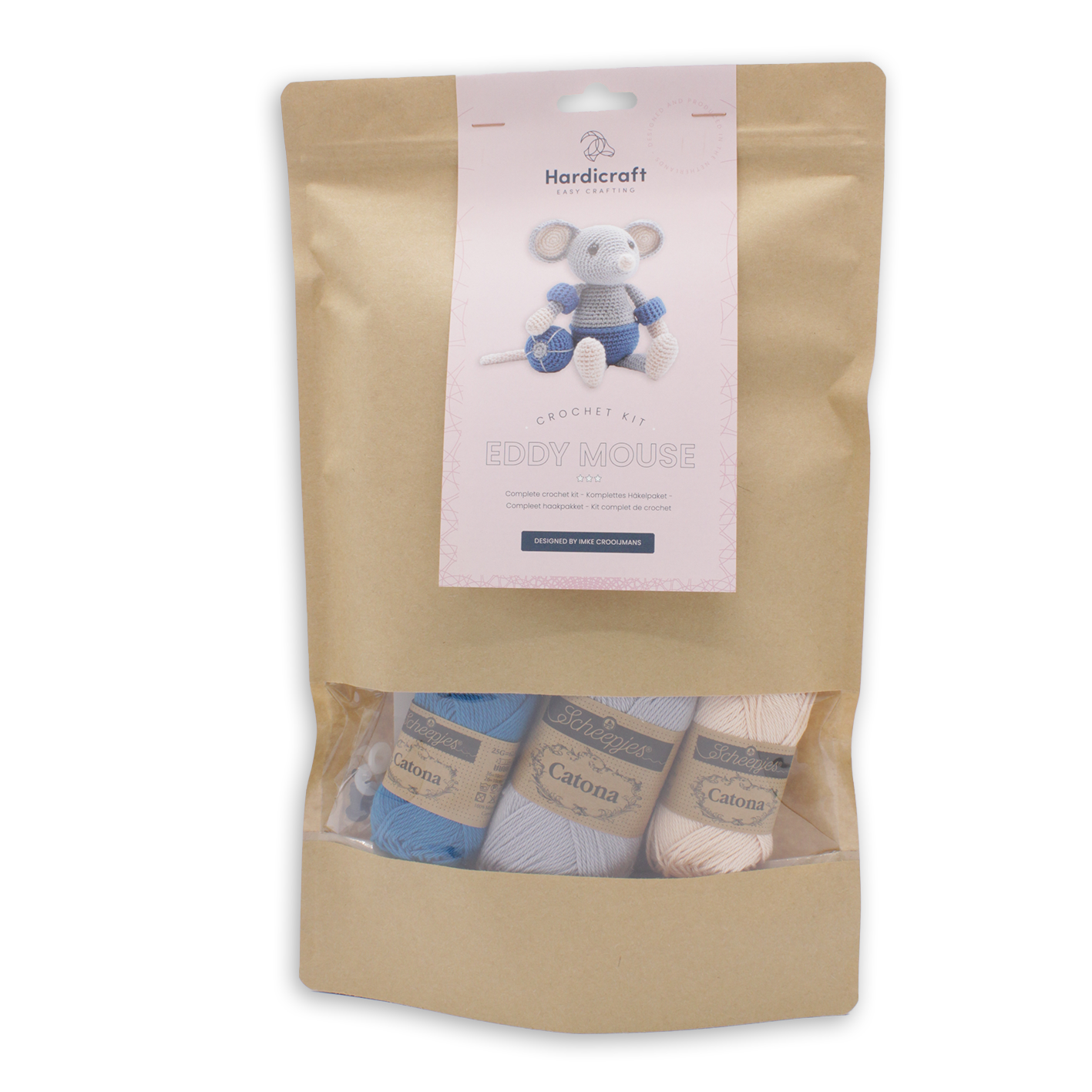 DIY Crochet Kit - Eddy Mouse