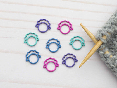 Colorful Sheep Closed Ring | Stitch Markers