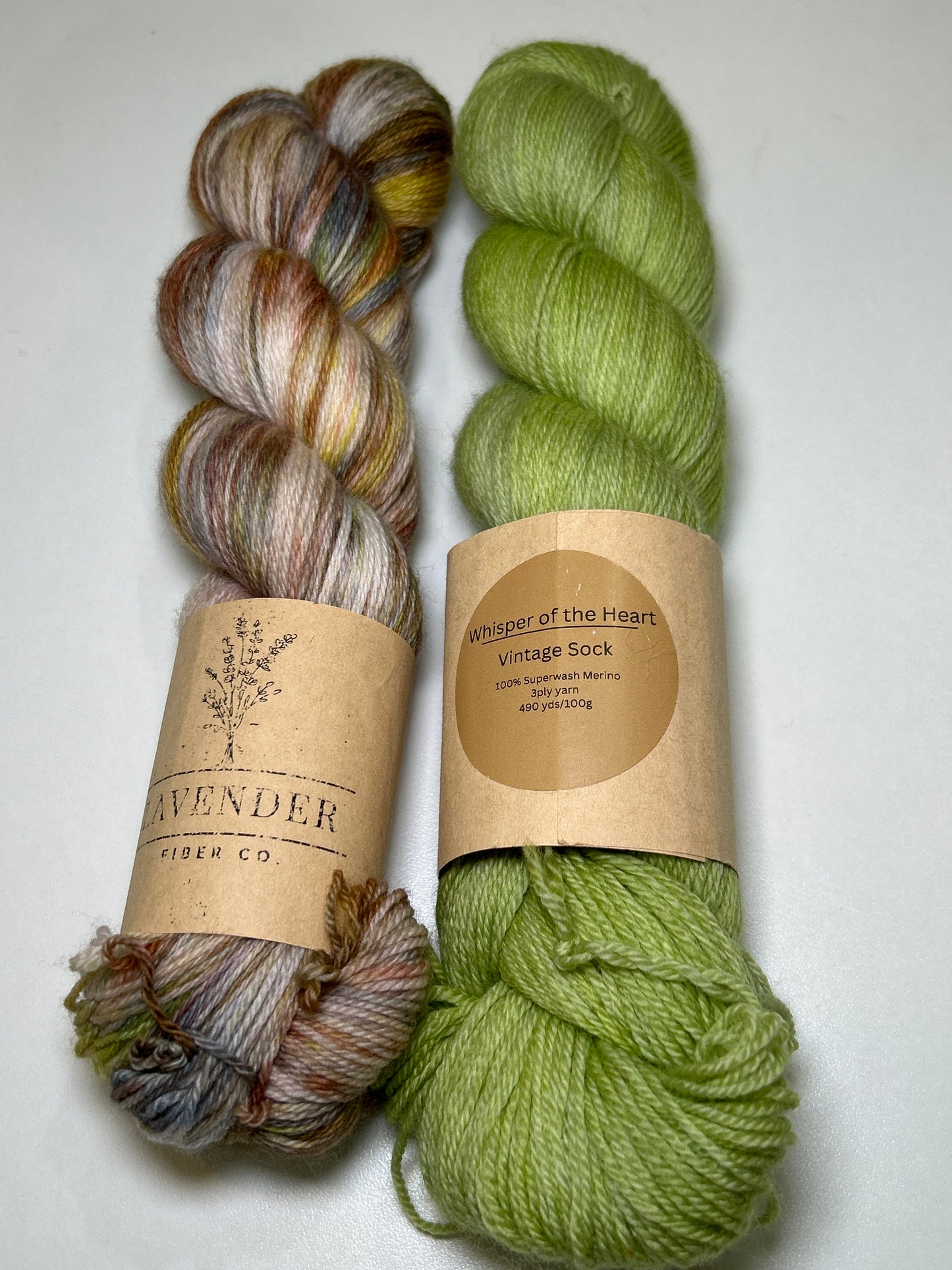 Lavender Fibers Vintage Sock Small Batch Hand Dyed Yarns