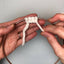 Felt flower and macrame kit. Make a bright spring wreath.