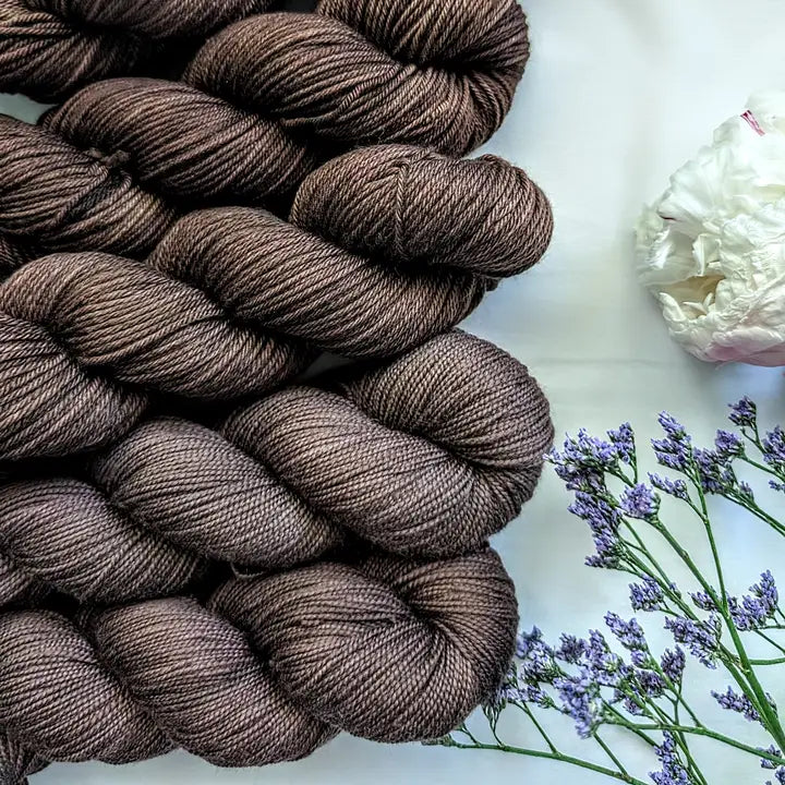 Ginger Needle Glacier Fingering ⟡ California Hand Dye