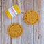 DIY Macramé Kit Coasters Guscio Curry