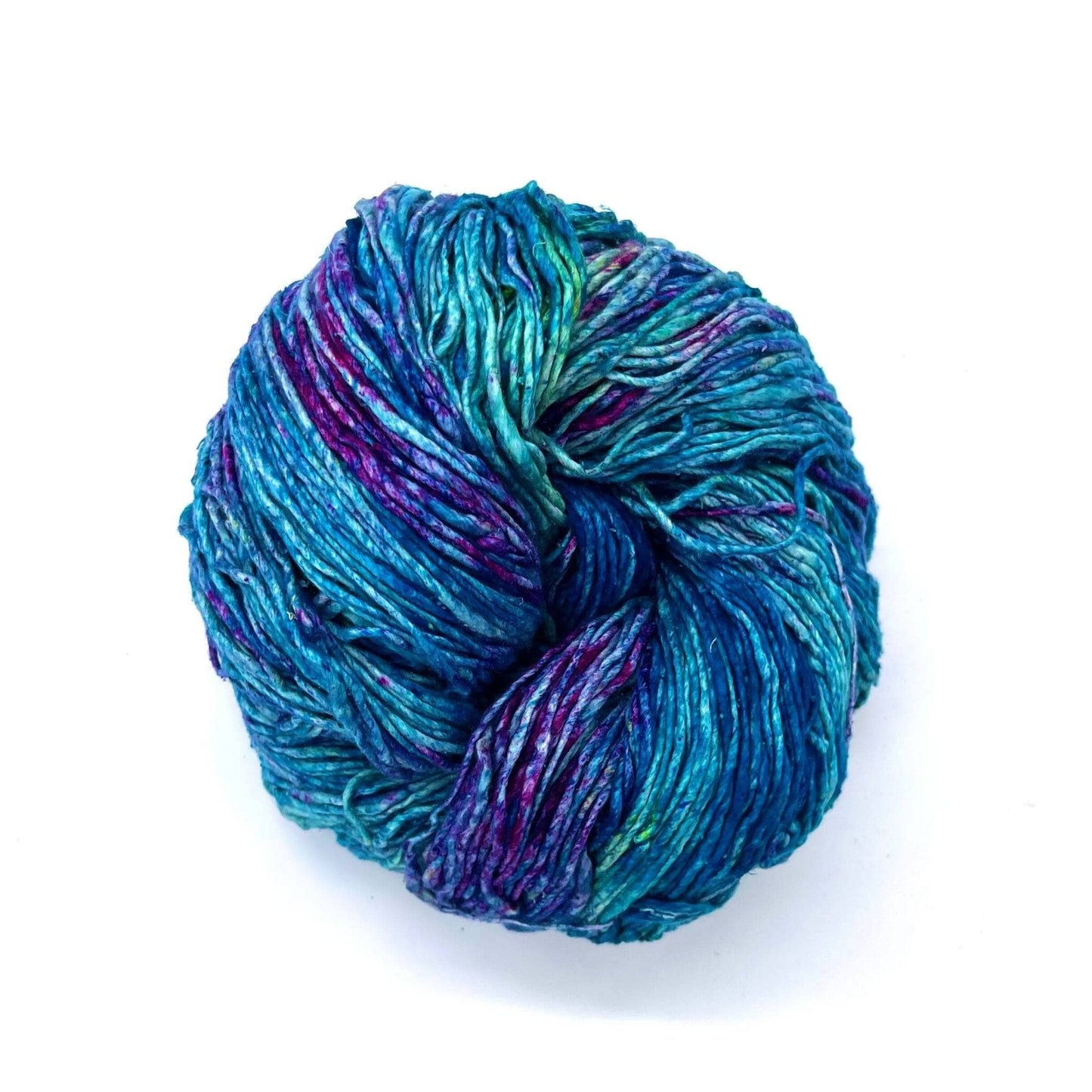 Recycled Silk Roving Worsted Weight Yarn