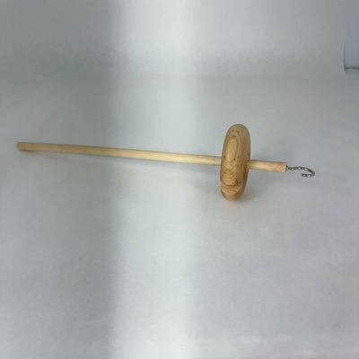 Handmade Wooden Drop Spindle with Hook – Perfect for Yarn Sp