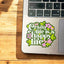 Crafty Life Is A Happy Life Sticker
