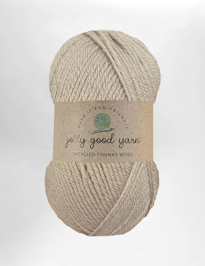 Woodleigh Taupe 100% upcycled knitting wool (190m)