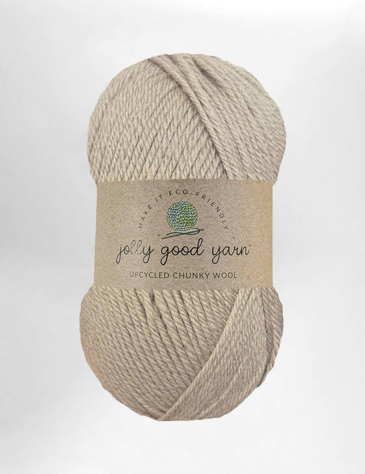 Woodleigh Taupe 100% upcycled knitting wool (190m)