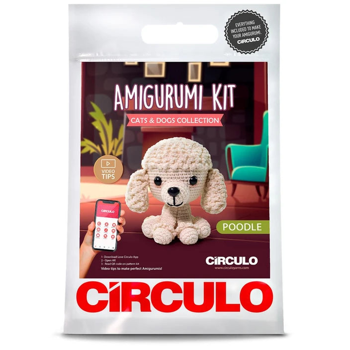 AMIGURUMI KIT CATS AND DOGS - POODLE