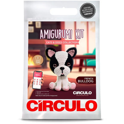 AMIGURUMI KIT CATS AND DOGS - BULLDOG