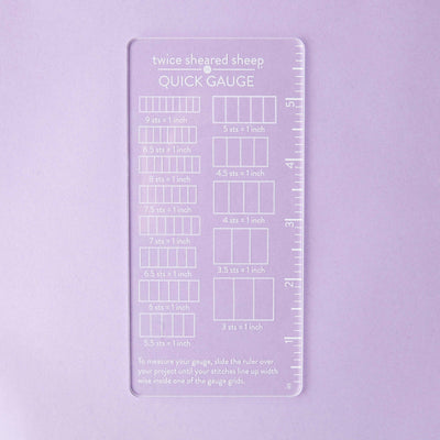 White Quick Gauge Ruler