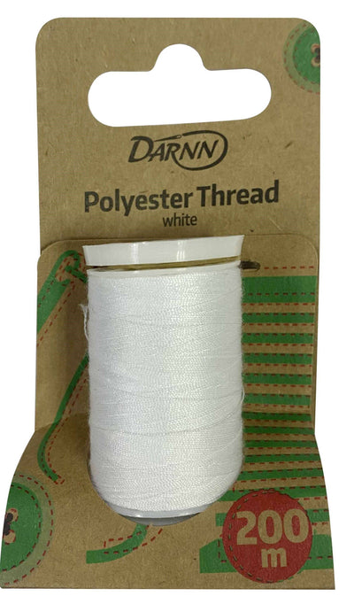 Darnn Polyester Sewing Thread White, All Purpose Thread