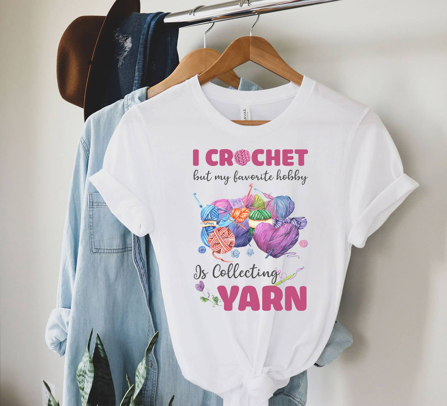 I Crochet But My Favorite Hobby Is Collecting Yarn Shirt