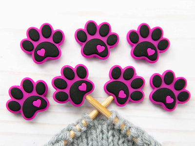 Fuchsia Paw | Stitch Stoppers Knitting Notions