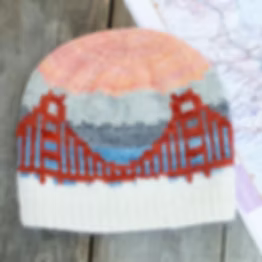 Knitting USA & California Beanie Hat Kits by Nancy Bates