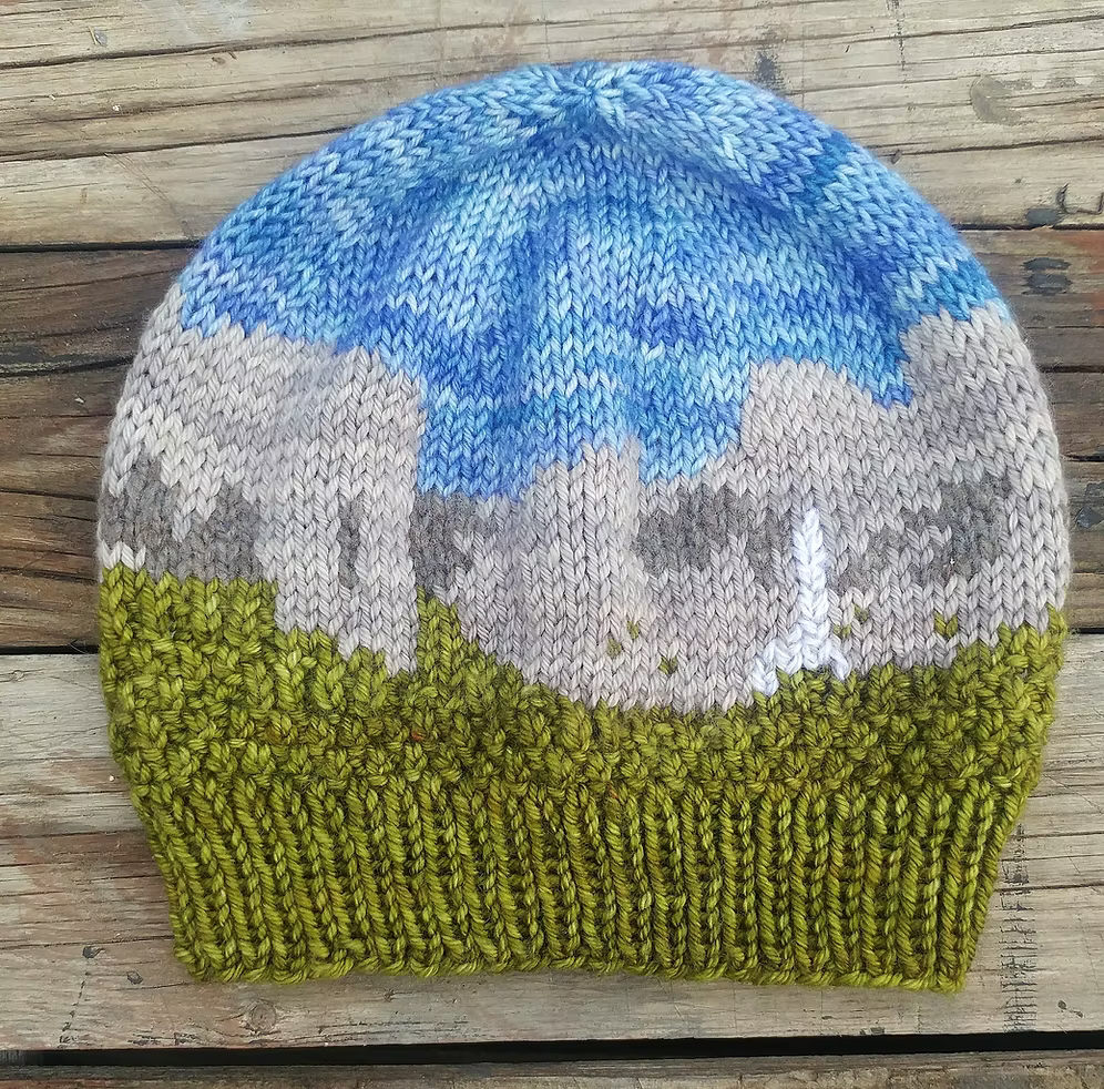 Knitting USA & California Beanie Hat Kits by Nancy Bates