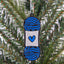 Blue Yarn Skein Christmas Ornament Knitting Ball Crochet