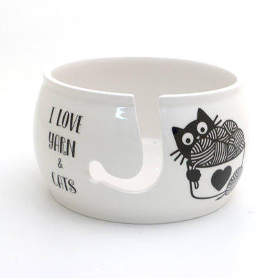 I Love Cats and Yarn - Yarn Bowl