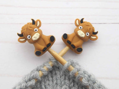 Little Highland Cow Stitch Stoppers