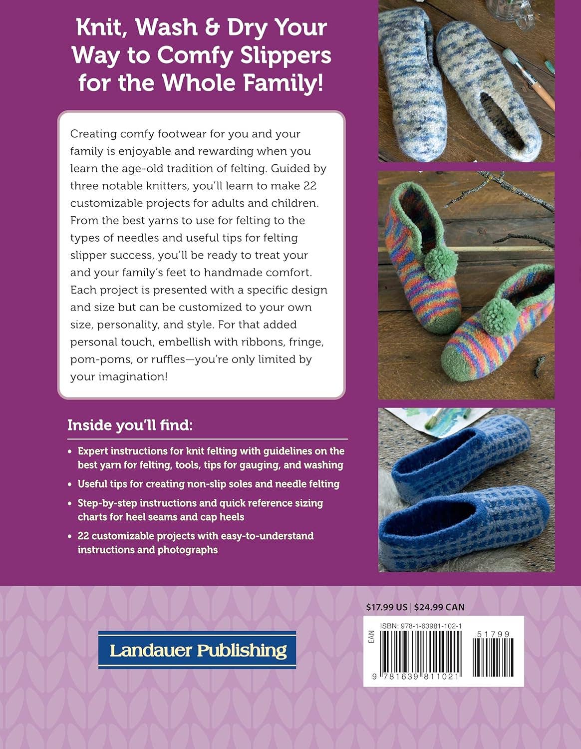 Knitting and Felting Slippers - Learn to Make Cozy Footwear