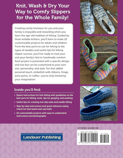 Knitting and Felting Slippers - Learn to Make Cozy Footwear