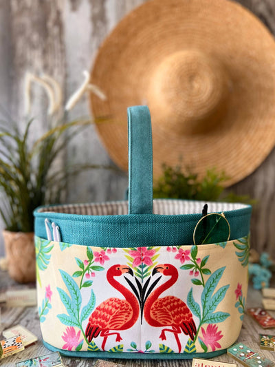 Knitting and Crochet Organizer Project Bag, Paradise Caddy