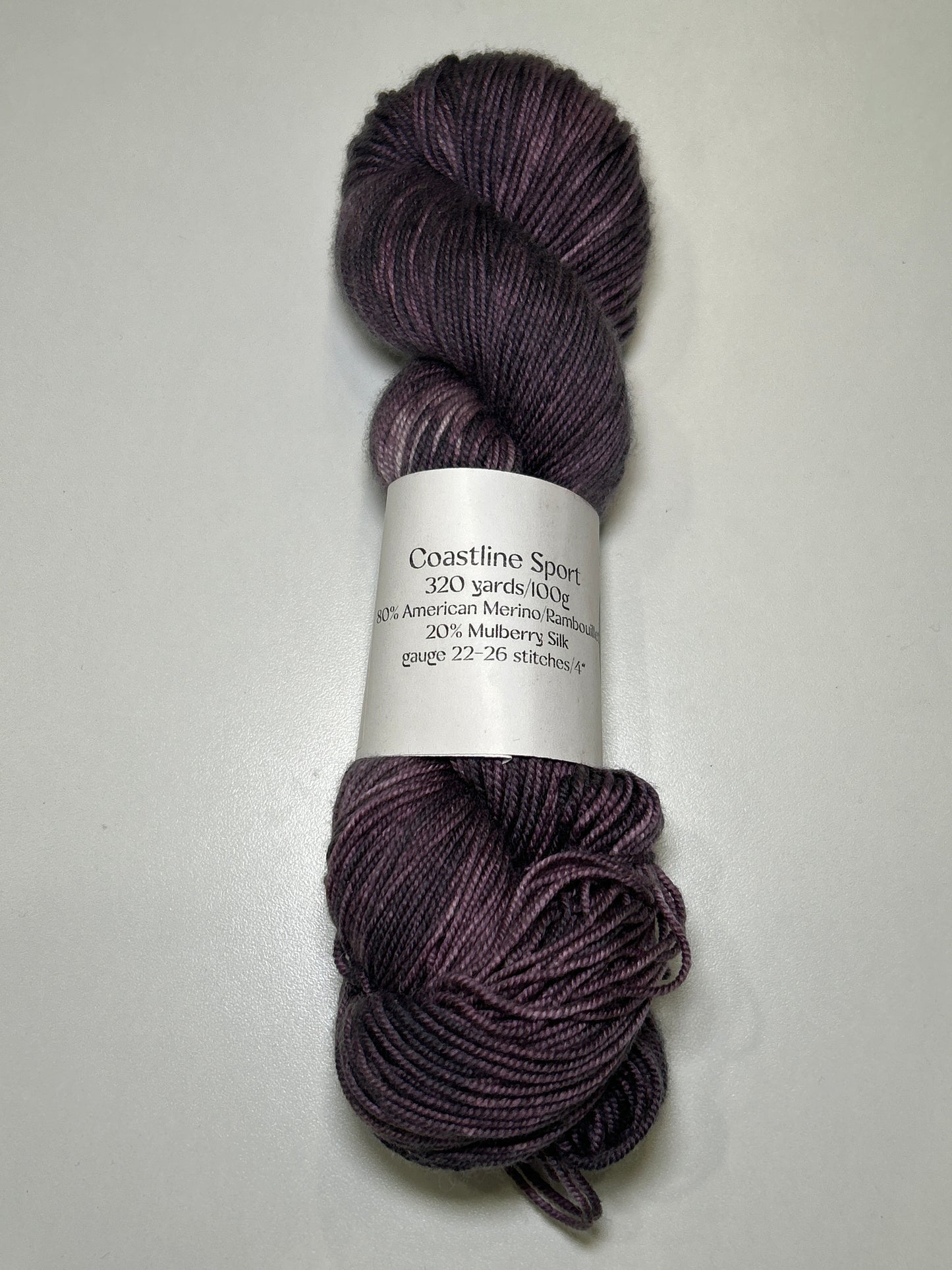 Sea Change Fibers Coastline Sport - 80% Shaniko Wool 20% Silk