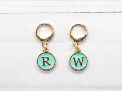 Teal Right Wrong Side | Stitch Markers Knitting Notions