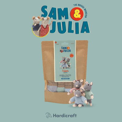 The Triplet Mice Crochet Kit 🐭
