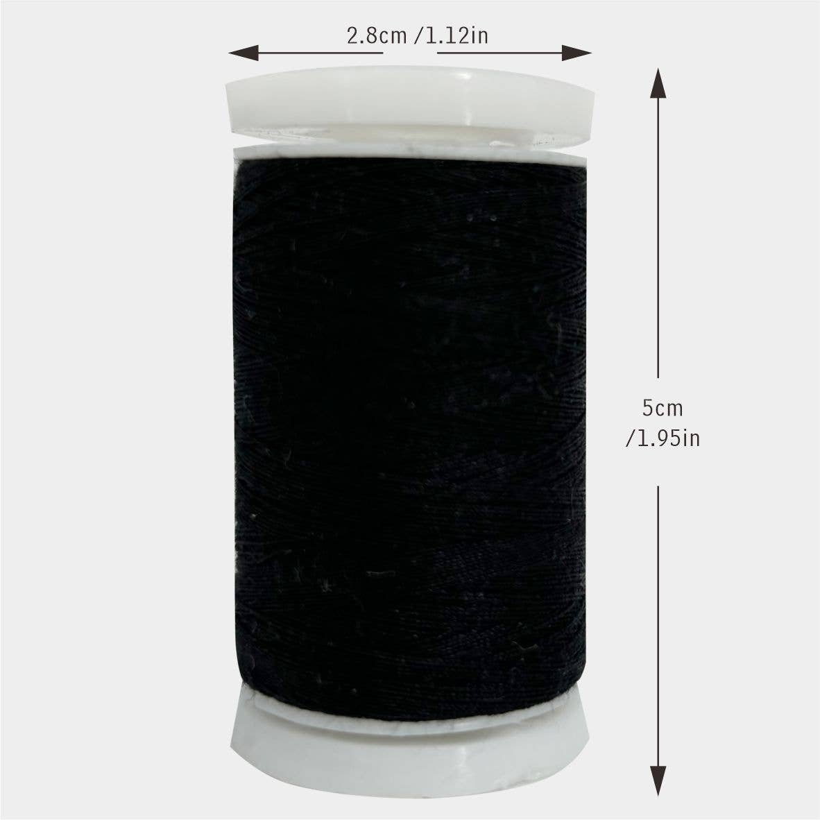 Darnn Polyester Sewing Thread Black, Thread in Black