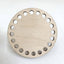 100mm Wooden Circular Crochet Basket Base (10cm)