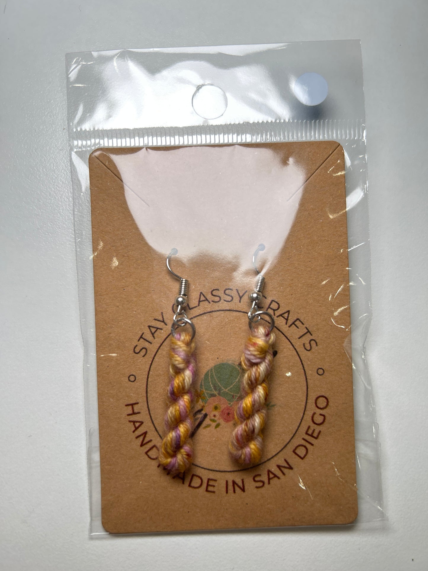 Yarn Skein Earrings