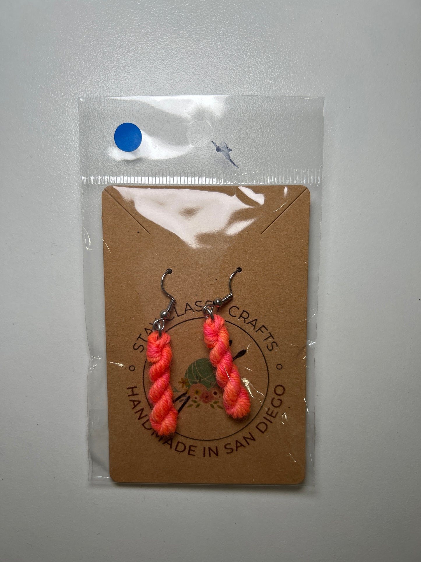 Yarn Skein Earrings