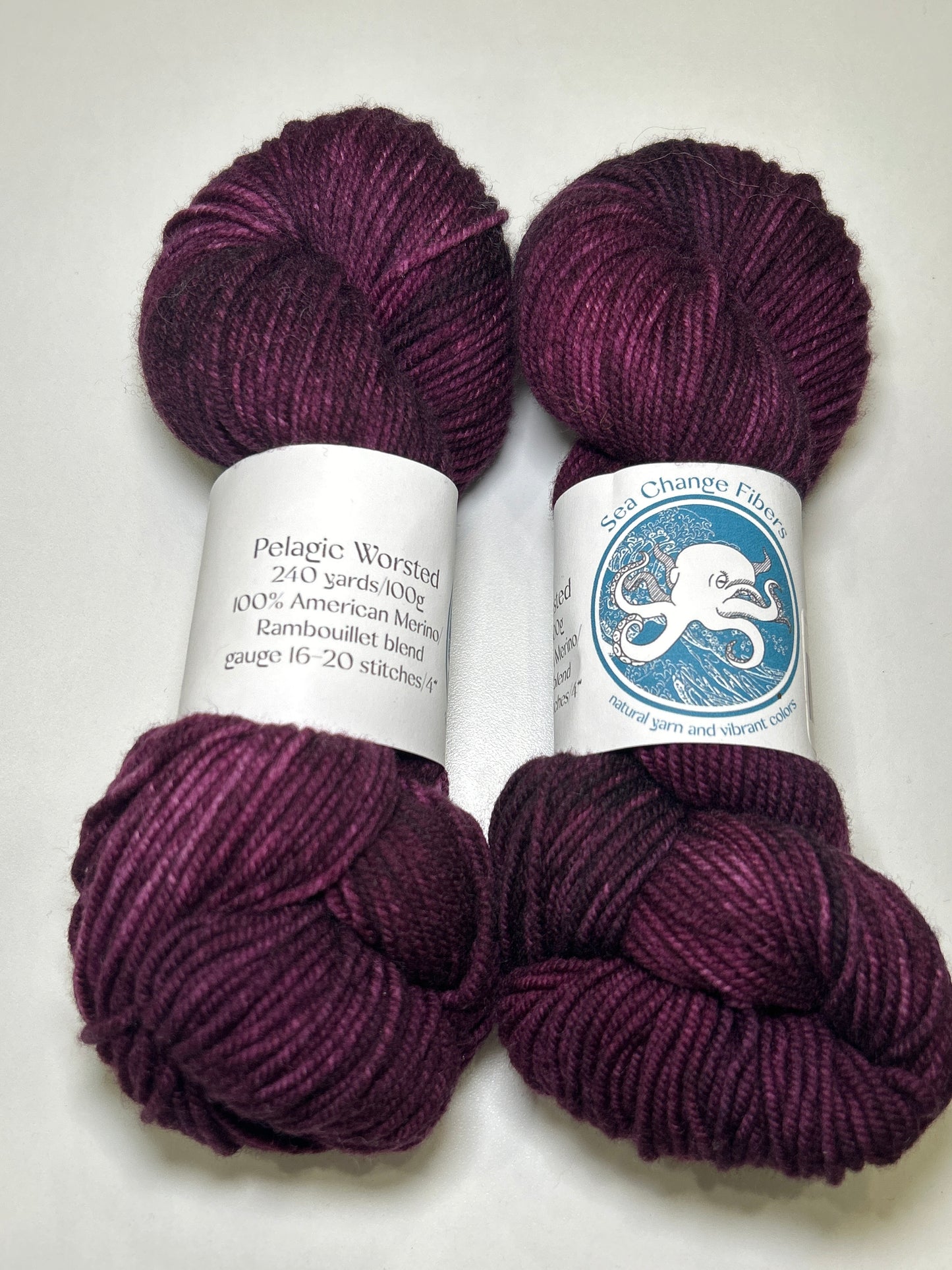 Sea Change Fibers "Pelagic" - 100% Shaniko Wool