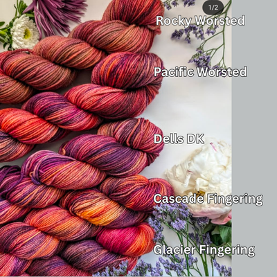 Yosemite, Hand Dyed Yarn