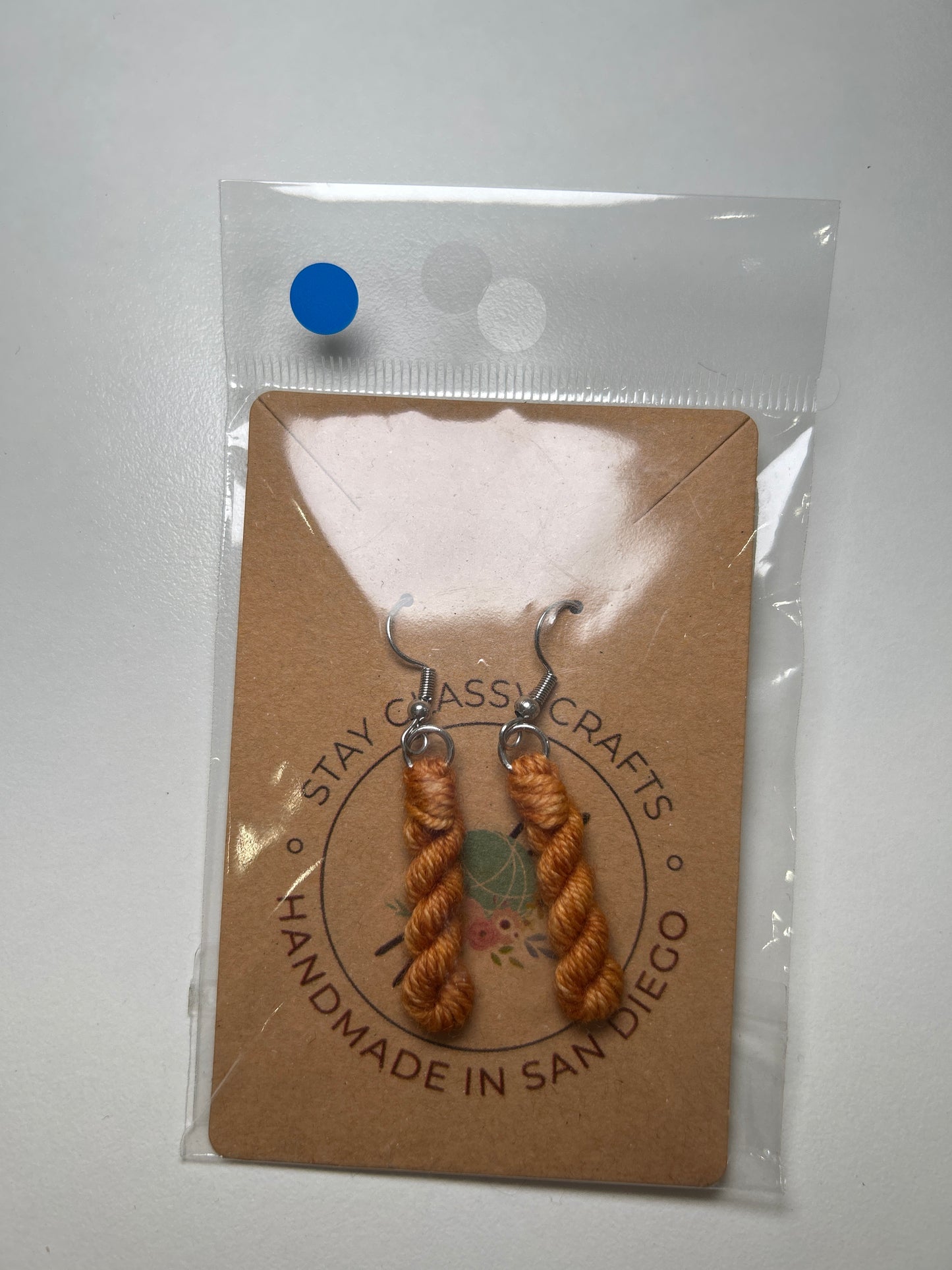 Yarn Skein Earrings