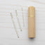 Wooden Darning Needle Storage Cases Tapestry Knitting