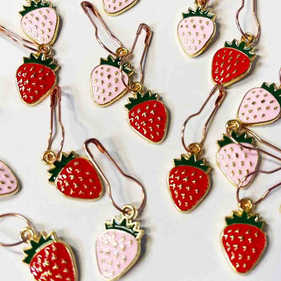 Strawberry Fields Stitch Markers
