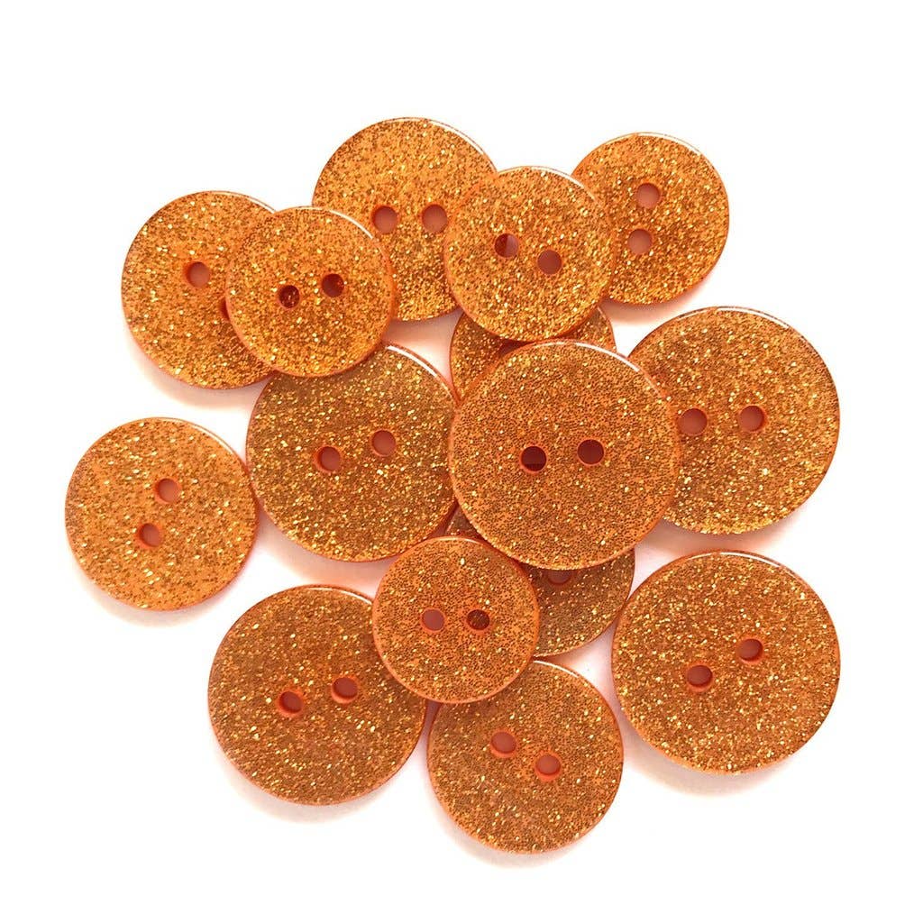 Koi Glitter Buttons