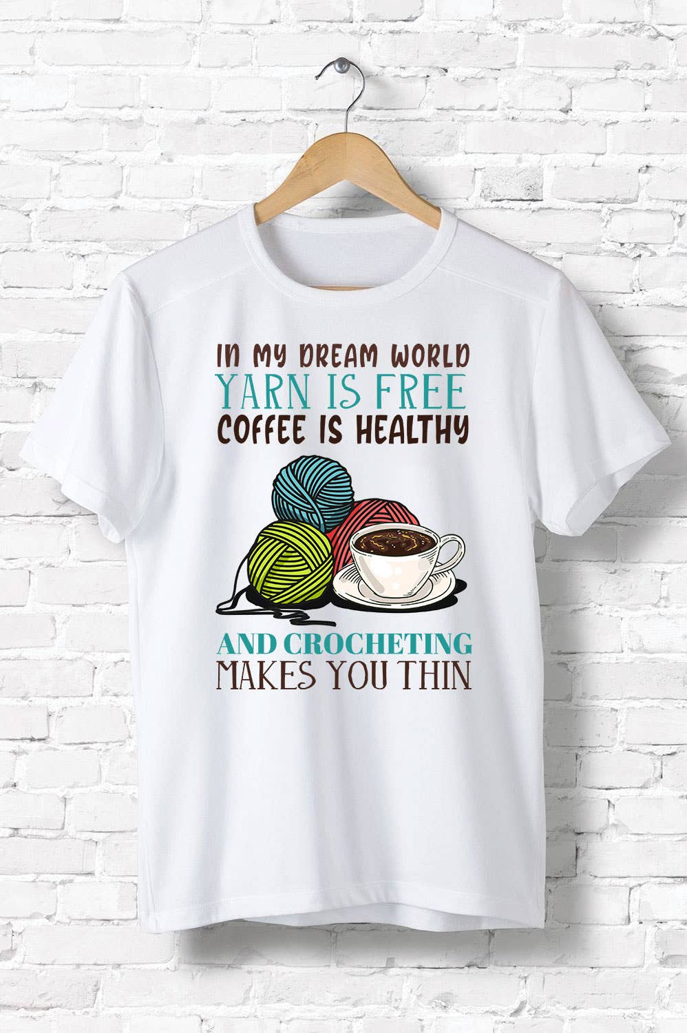 Crocheting Makes You Thin T Shirt