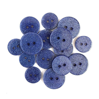 French Lavender Glitter Buttons