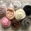 Needle felting starter kit - Natural. 70g 100% wool roving.